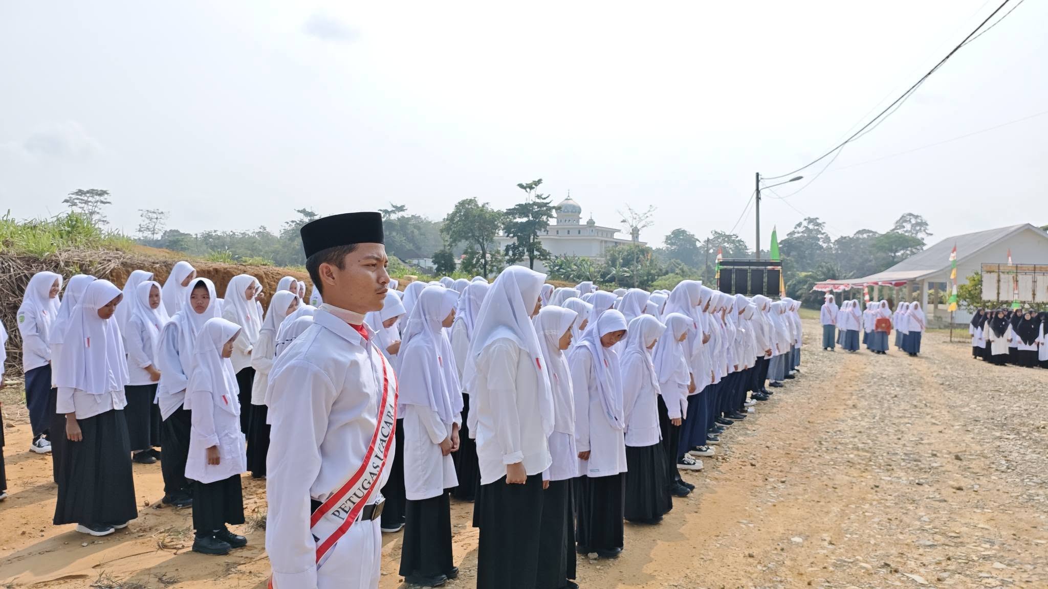 Dokumentasi Upacara Bendera 17 Agustus di Ponpes Syaikh Daud Al Masrur